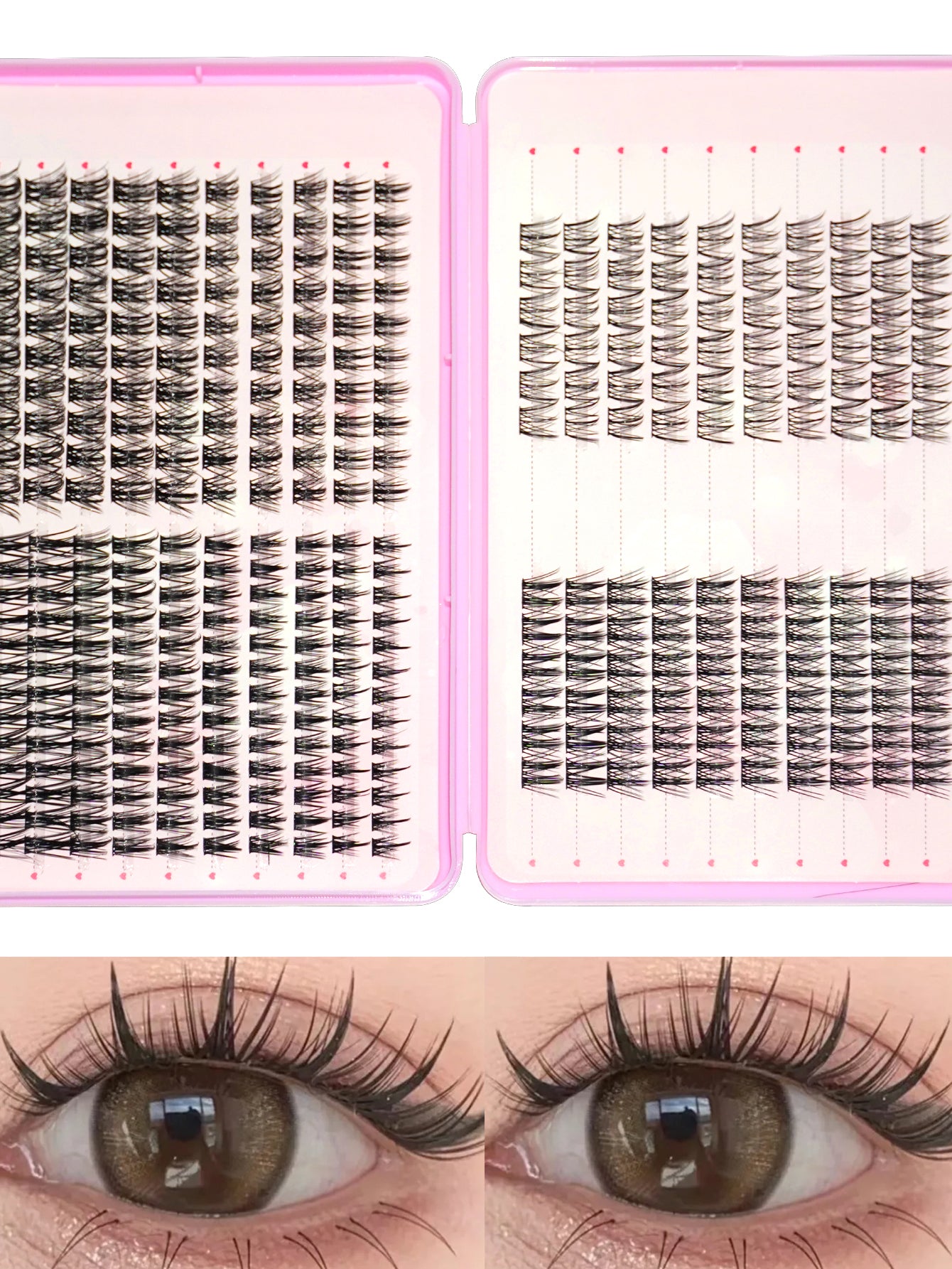 A Multi-style Hybrid False Eyelash Extension Set, The False Eyelashes Are Easy To Wear And Apply, Creating The Perfect Eye Makeup False Eyelashes