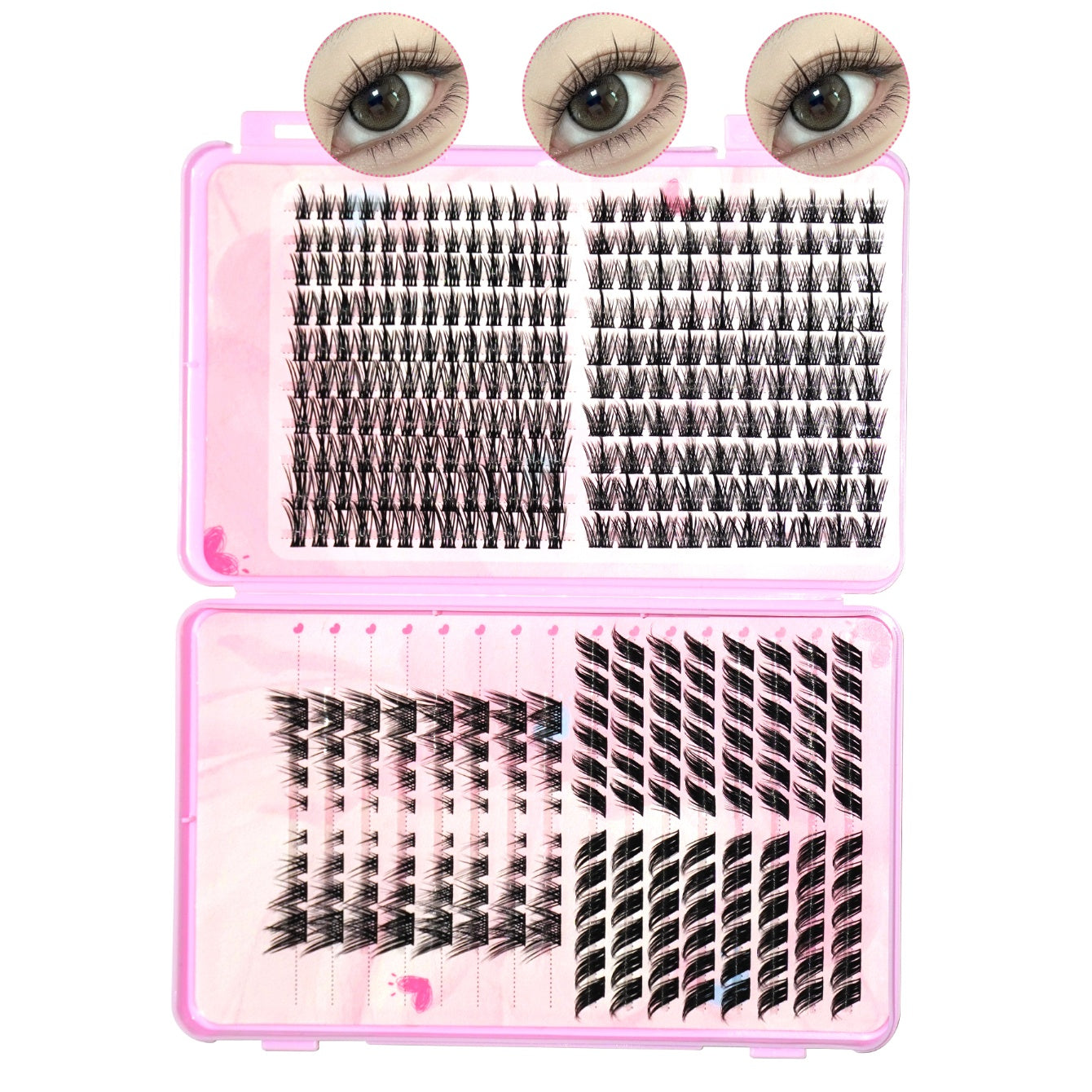 A Multi-style Hybrid False Eyelash Extension Set, The False Eyelashes Are Easy To Wear And Apply, Creating The Perfect Eye Makeup False Eyelashes