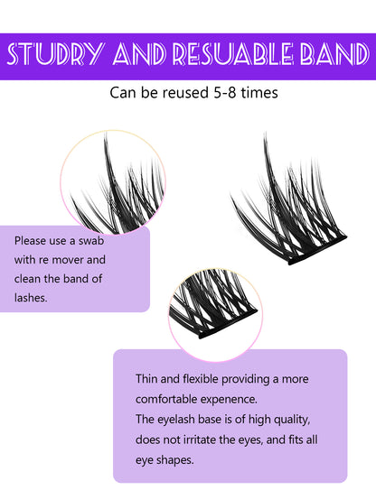 A Multi-style Hybrid False Eyelash Extension Set, The False Eyelashes Are Easy To Wear And Apply, Creating The Perfect Eye Makeup False Eyelashes