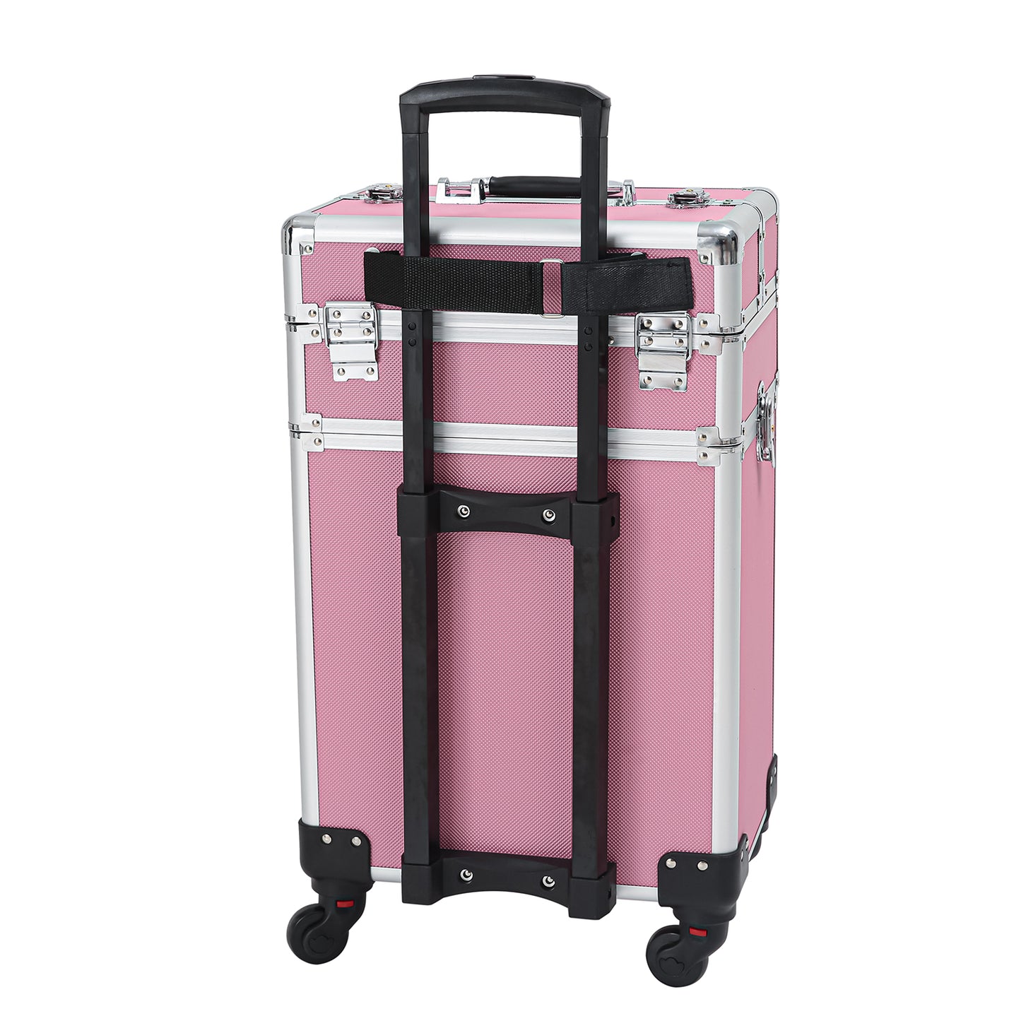 4-in-1 Aluminum Alloy, Trolley, Vanity Case, Embroidery Box